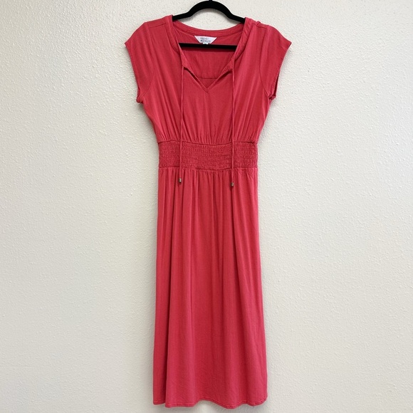 Market & Spruce Red / Orange Dress Short Sleeve Size Small - Picture 1 of 8